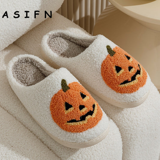 NEW Pumpkin Halloween Slippers