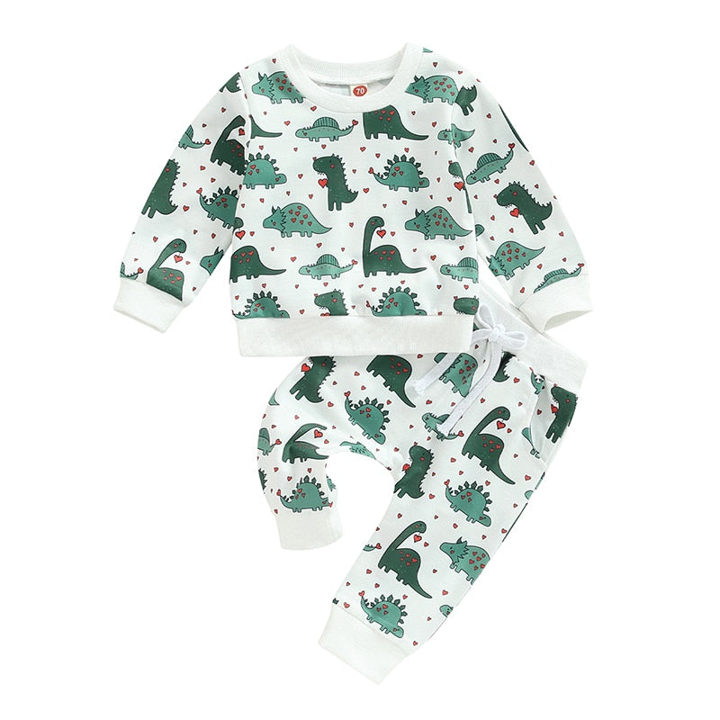 Dino sweatsuit - Green