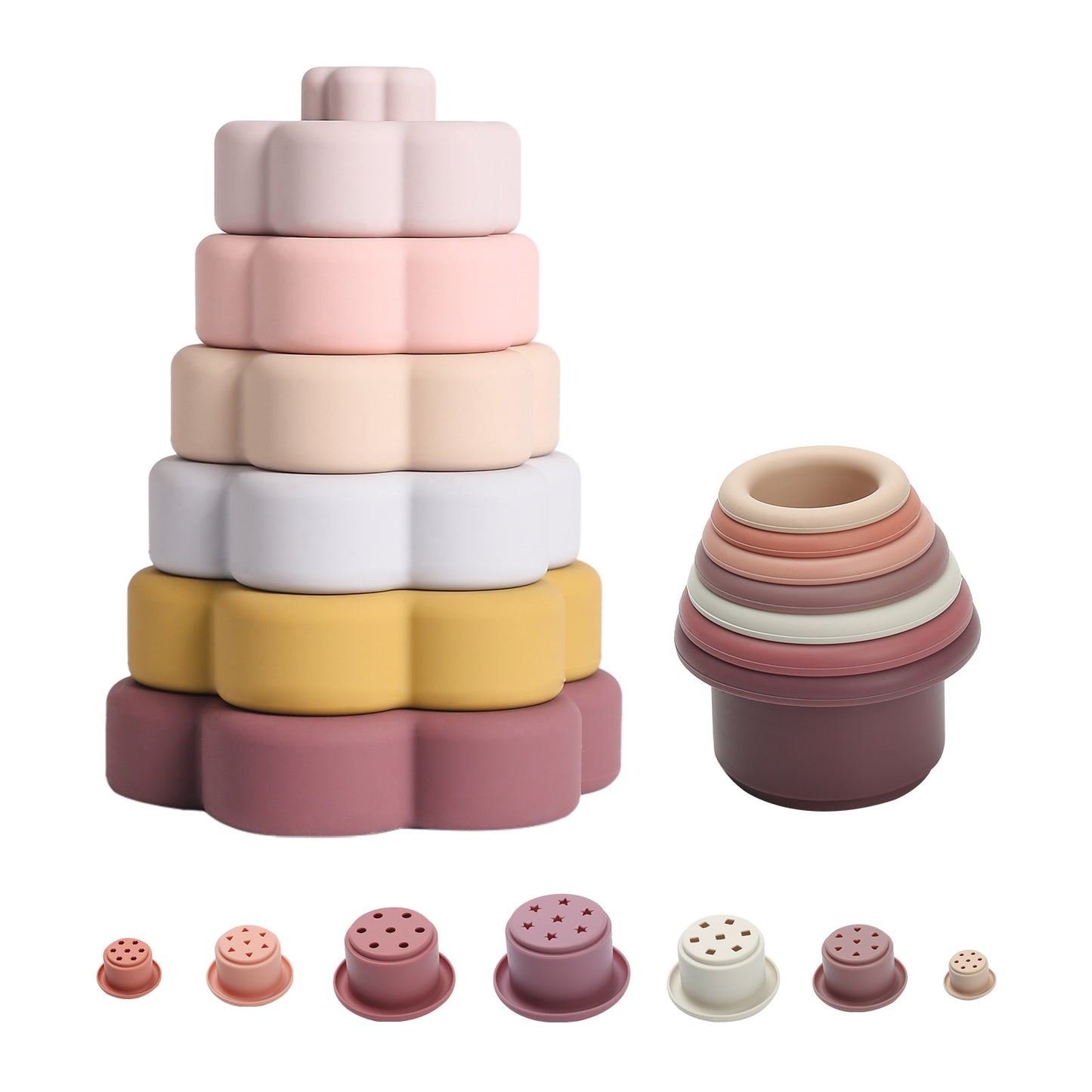 Montessori Rainbow Building Blocks