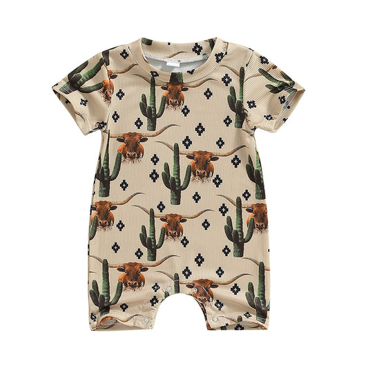 Cowboy Southwestern Rompers