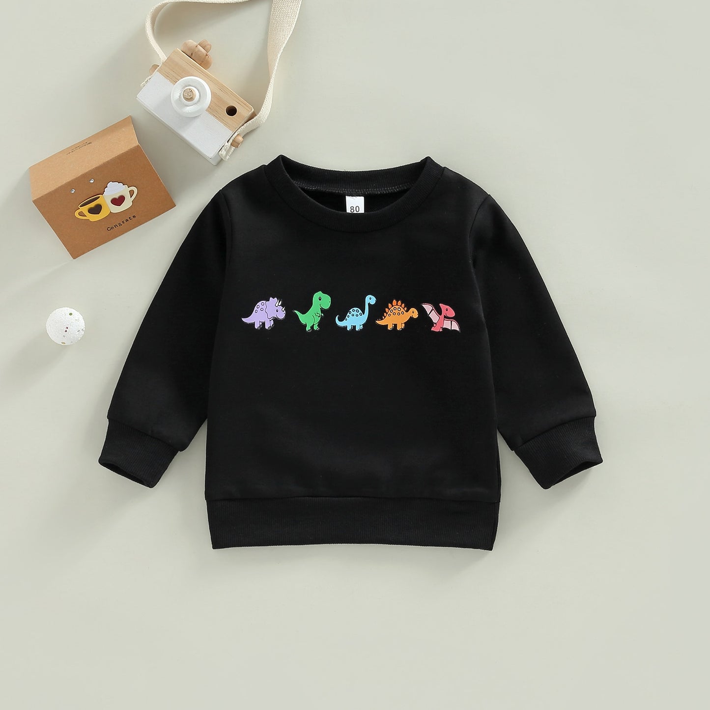 Rainbow dino sweatshirt