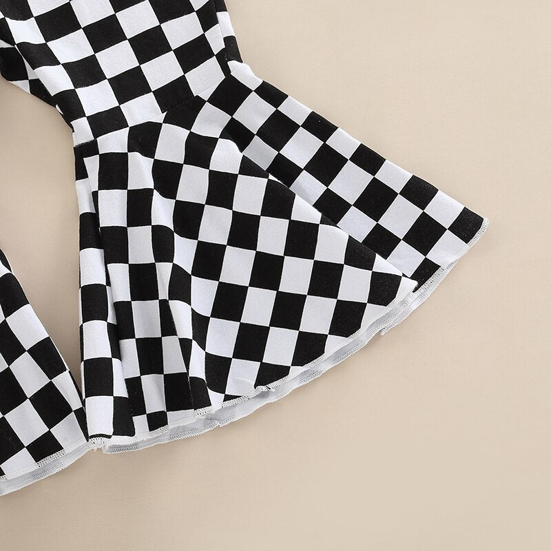 Mama's Girl Checkerboard Outift