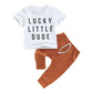 Lucky Little Dude Shirt + Pant Set