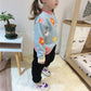 Knitted Sweater Autumn Winter Girls Floral Baby Kids Thick Keep Warm Long Sleeve Casuales Tops Toddler Children Pullover Toddler