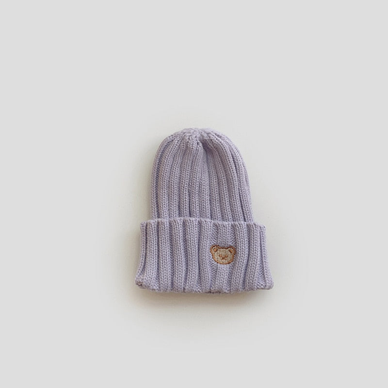 Teddy Embroidered Beanie