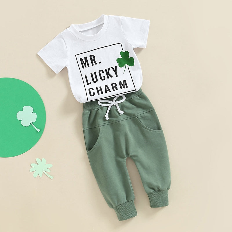 Mr. Lucky Charm Shirt & Sweatpant Set