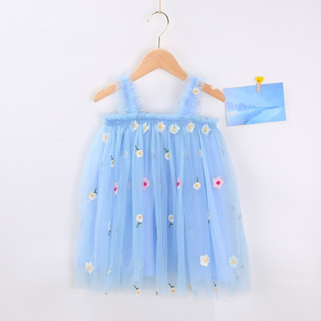 Flowers Princess Party Dress (NEW)