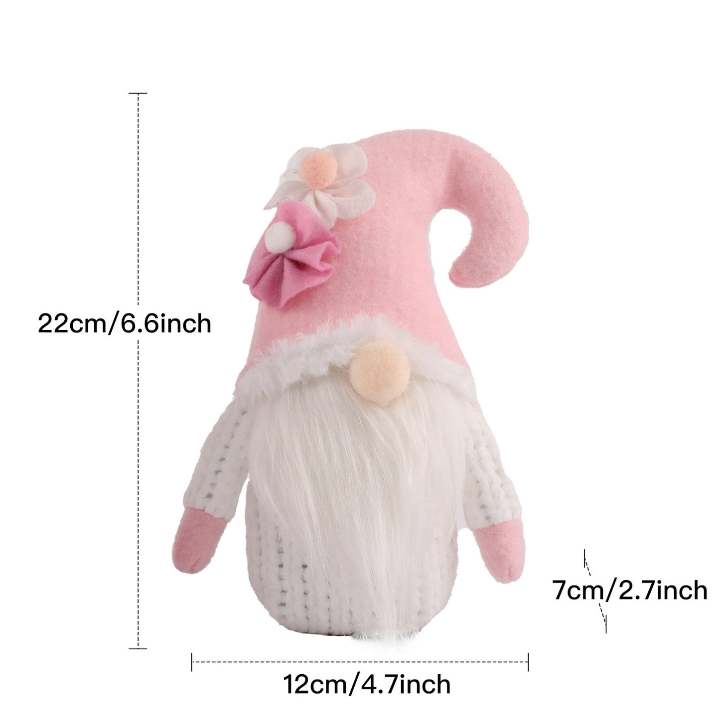 Romantic Valentines Day Gift Gnome Dwarfs Rudolph Plush Toys Faceless Doll Big Beard Valentine Ornaments Wedding Decoration