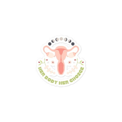 Uterus Moon Cycle Sticker