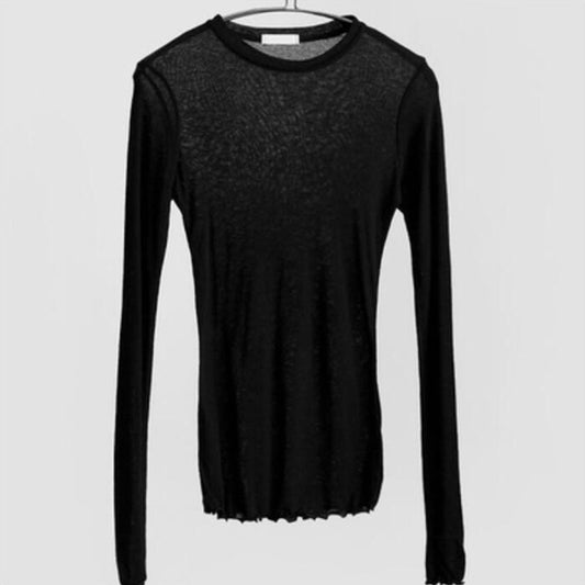 Slim long sleeved top