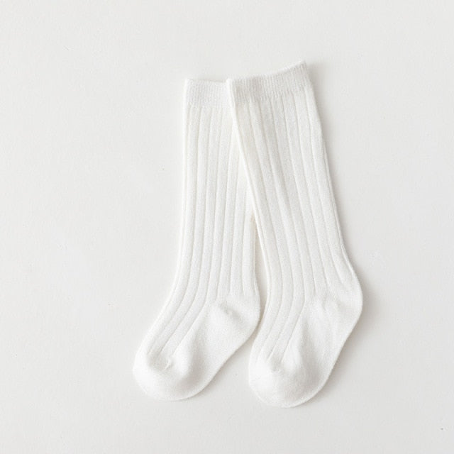 Unisex Ribbed Knee High Socks