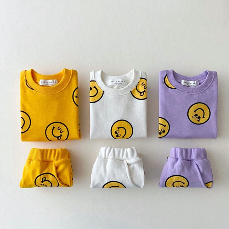 Smile Print 2Pc Set