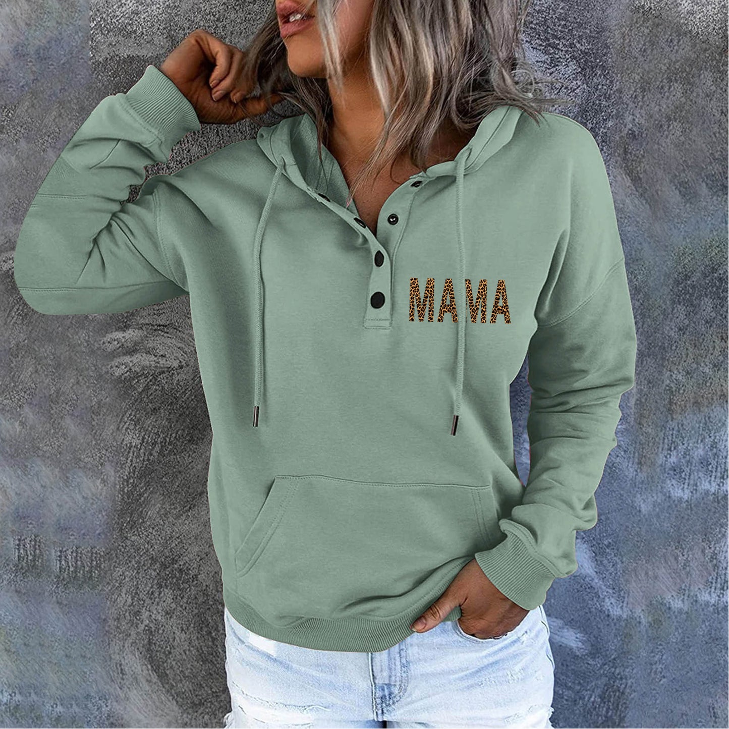 Women's Hooded MAMA Sweatshirts