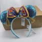 Minnie Mickey Mouse Sequin Ears with Bow Headband