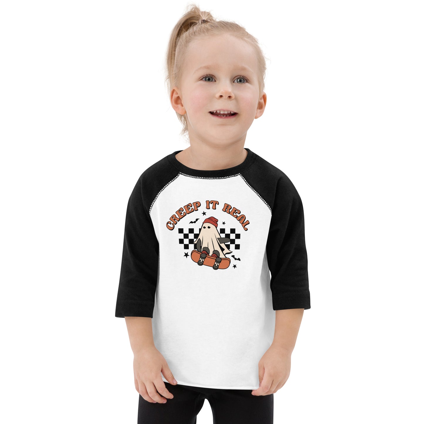 Creep It Real Toddler baseball shirt