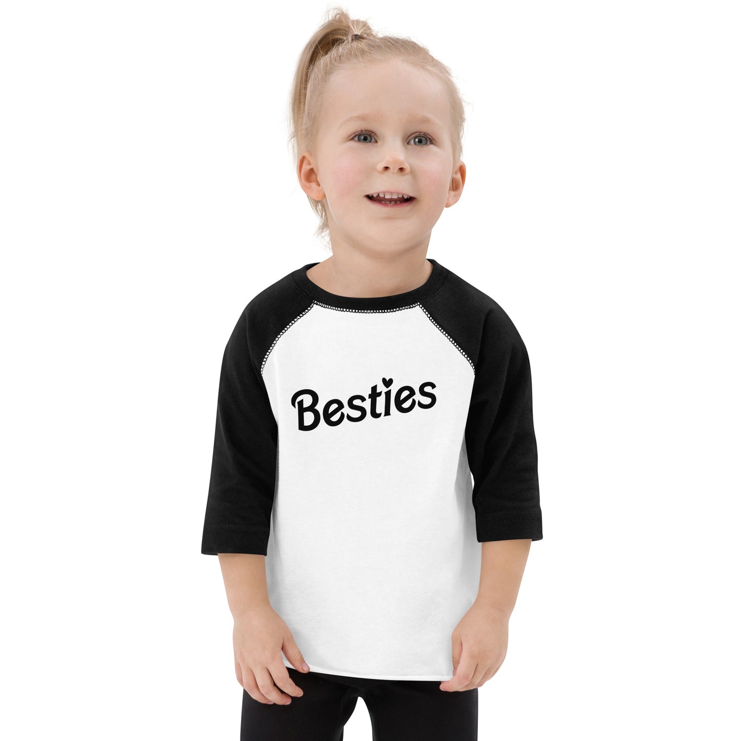 Besties Toddler baseball shirt