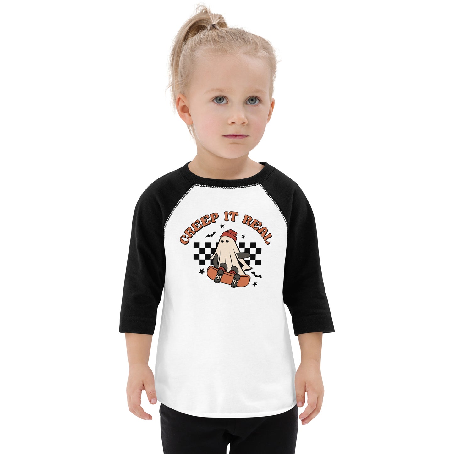 Creep It Real Toddler baseball shirt