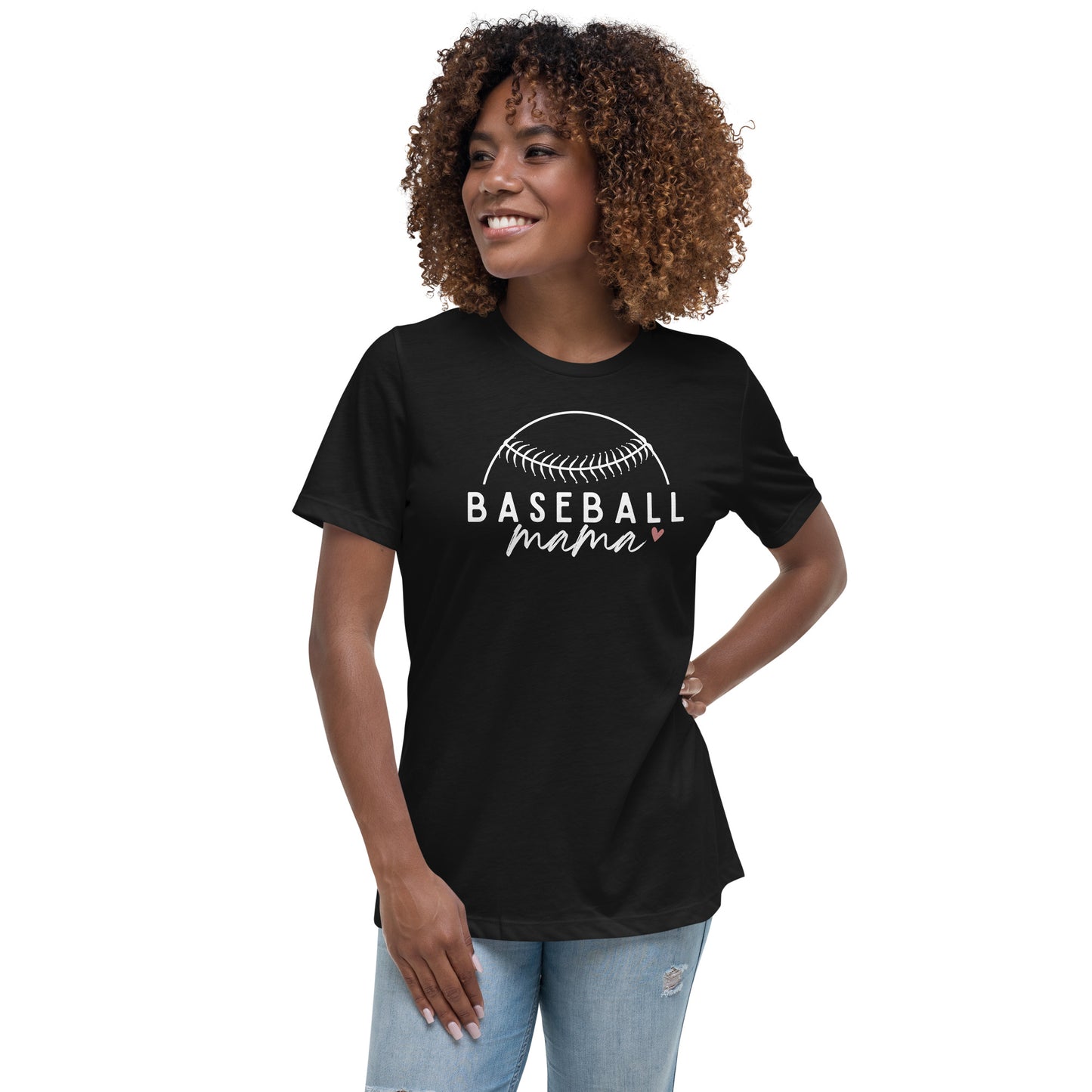 Baseball Mama Women's Relaxed T-Shirt