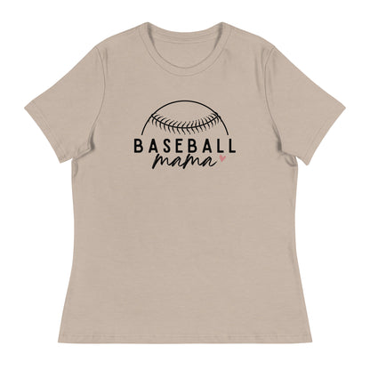 Baseball Mama Women's Relaxed T-Shirt